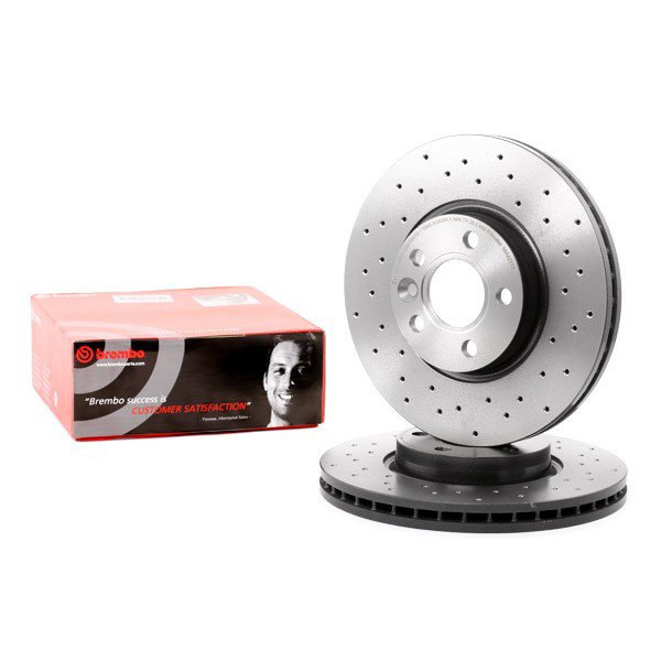 Диск переднього гальма Brembo 09A4271X ціна, від 67.58 USD