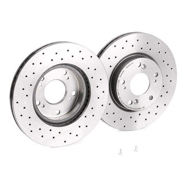 Диск гальмівний передній Brembo 09A4551X