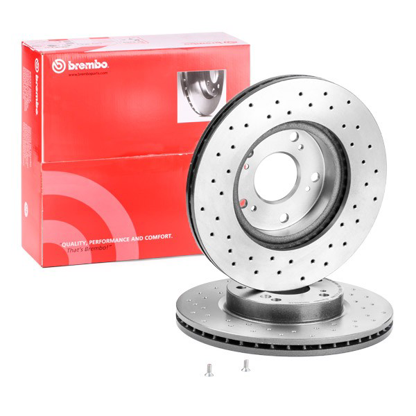 Диск переднього гальма Brembo 09A4551X ціна, від 50.99 USD