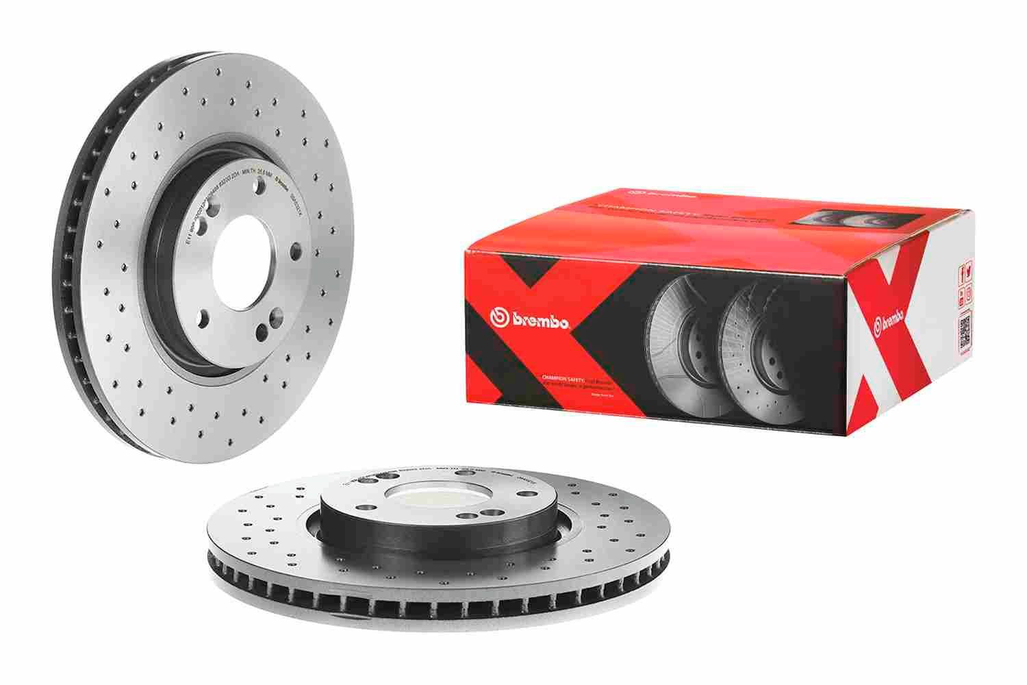 Диск переднього гальма Brembo 09A5321X ціна, від 84.65 USD