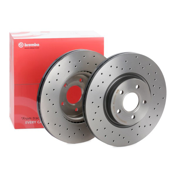 Диск гальмівний передній Brembo 09A7281X