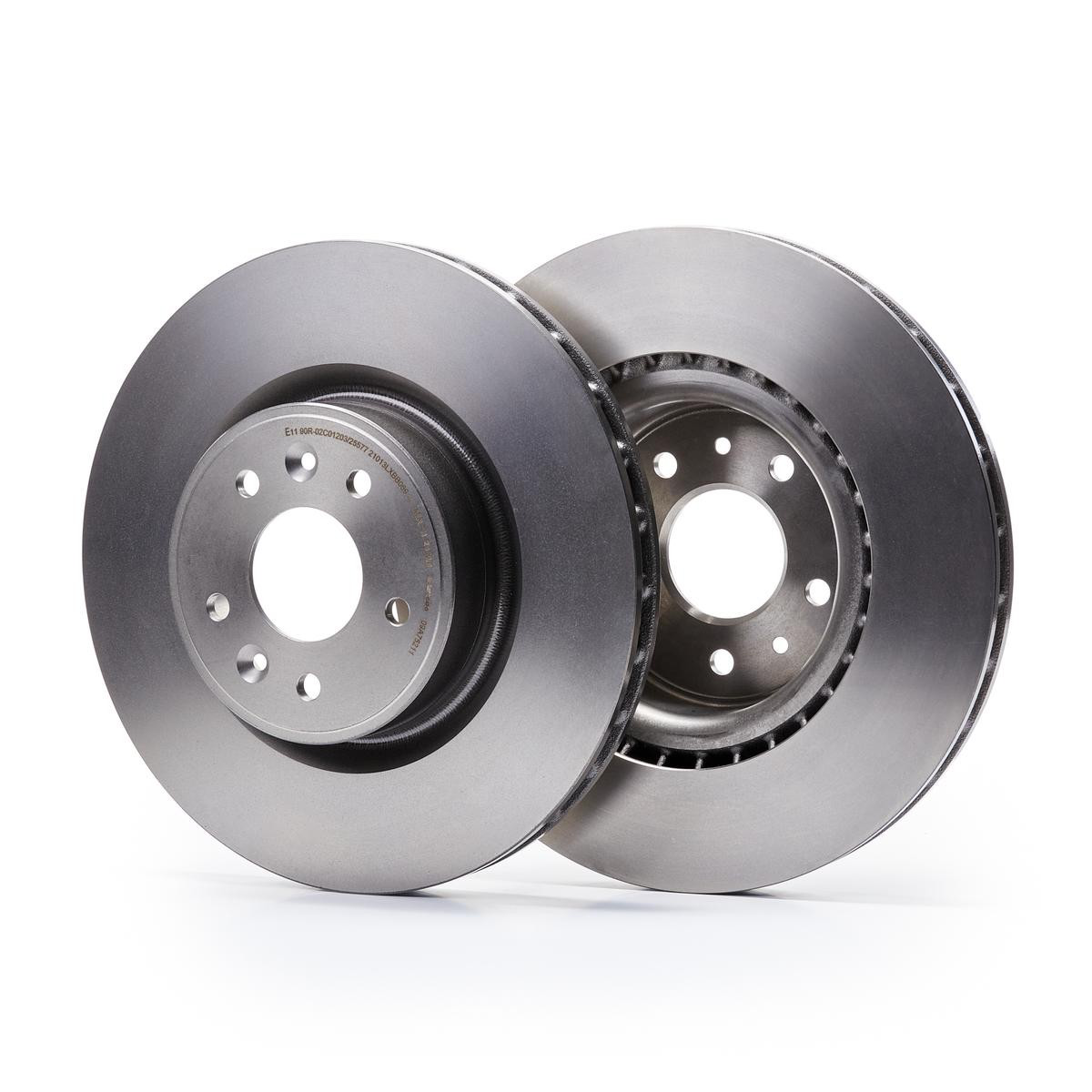 Диск переднього гальма Brembo 09A75211 ціна, від 61.92 USD