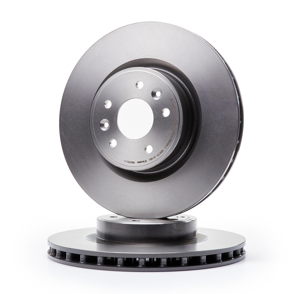 Купити 09A75211 Brembo Ротор гальмівний