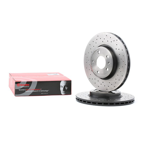 Диск гальмівний передній Brembo 09A8201X