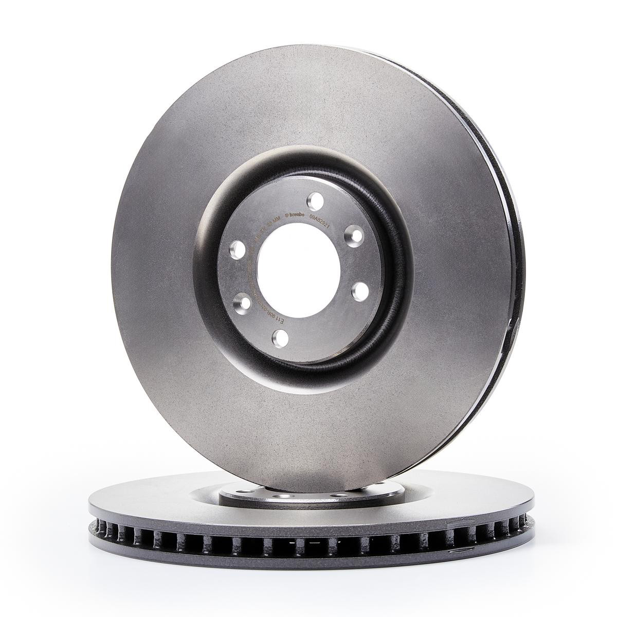 Диск переднього гальма Brembo 09A82921 ціна, від 68.48 USD