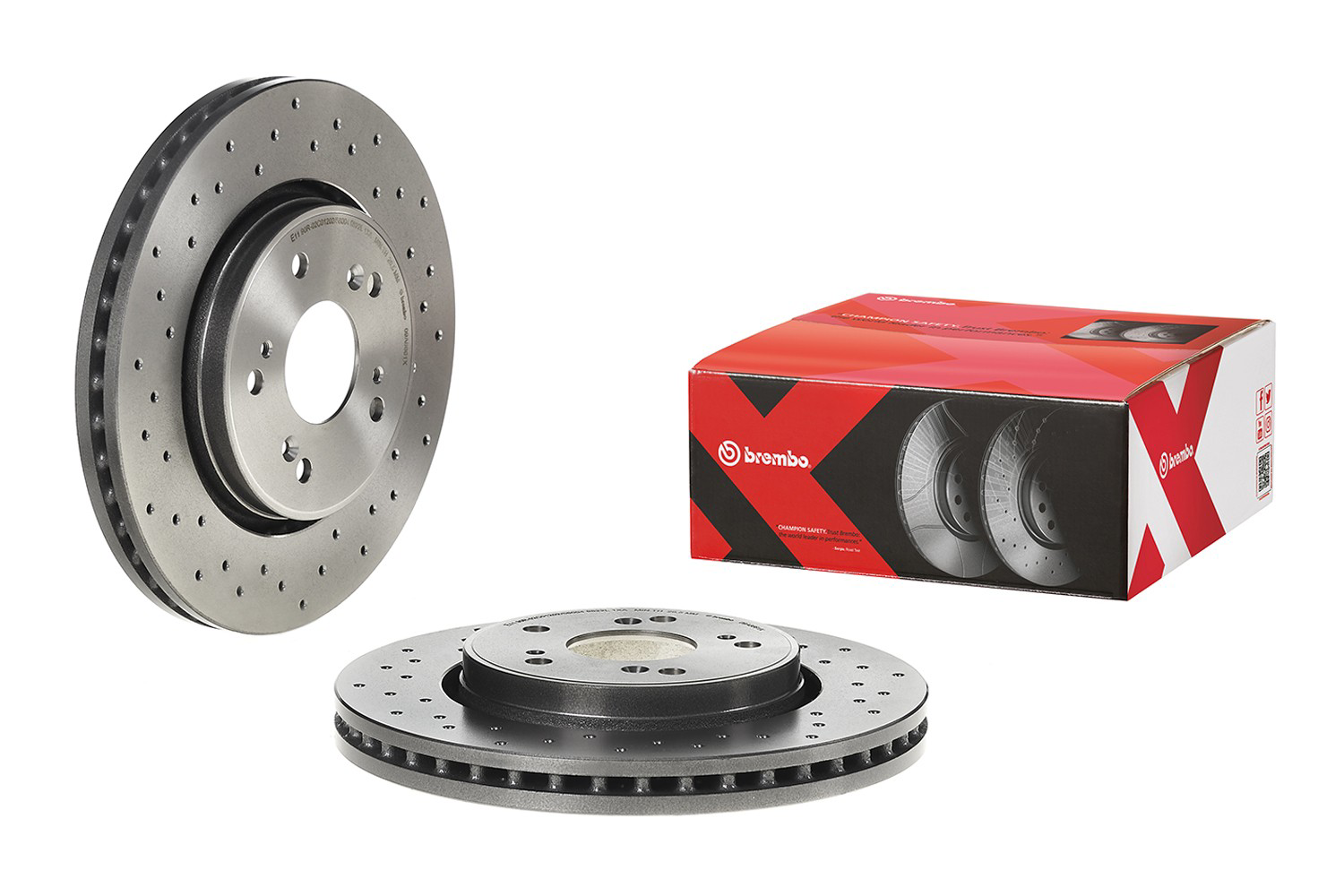 Диск переднього гальма Brembo 09A8661X ціна, від 58.97 USD