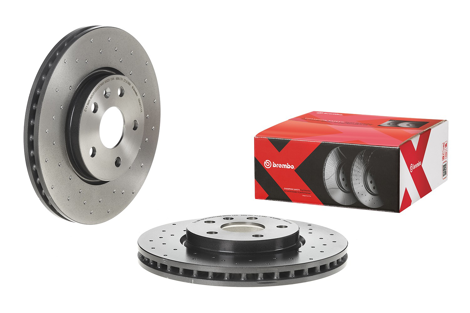 Диск переднього гальма Brembo 09A9711X ціна, від 77.54 USD