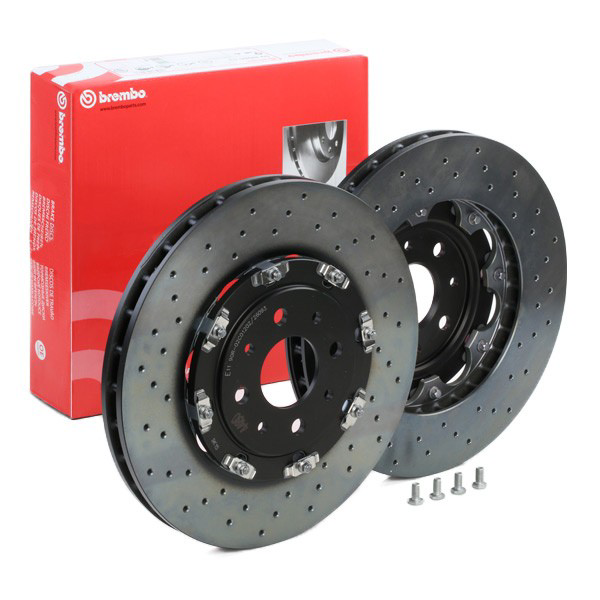 Диск переднього гальма Brembo 09B08513 ціна, від 325.37 USD