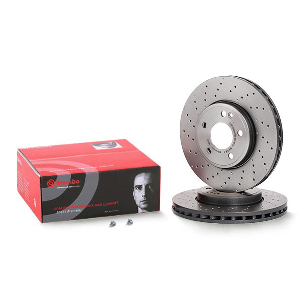 Диск гальмівний передній Brembo 09B43651