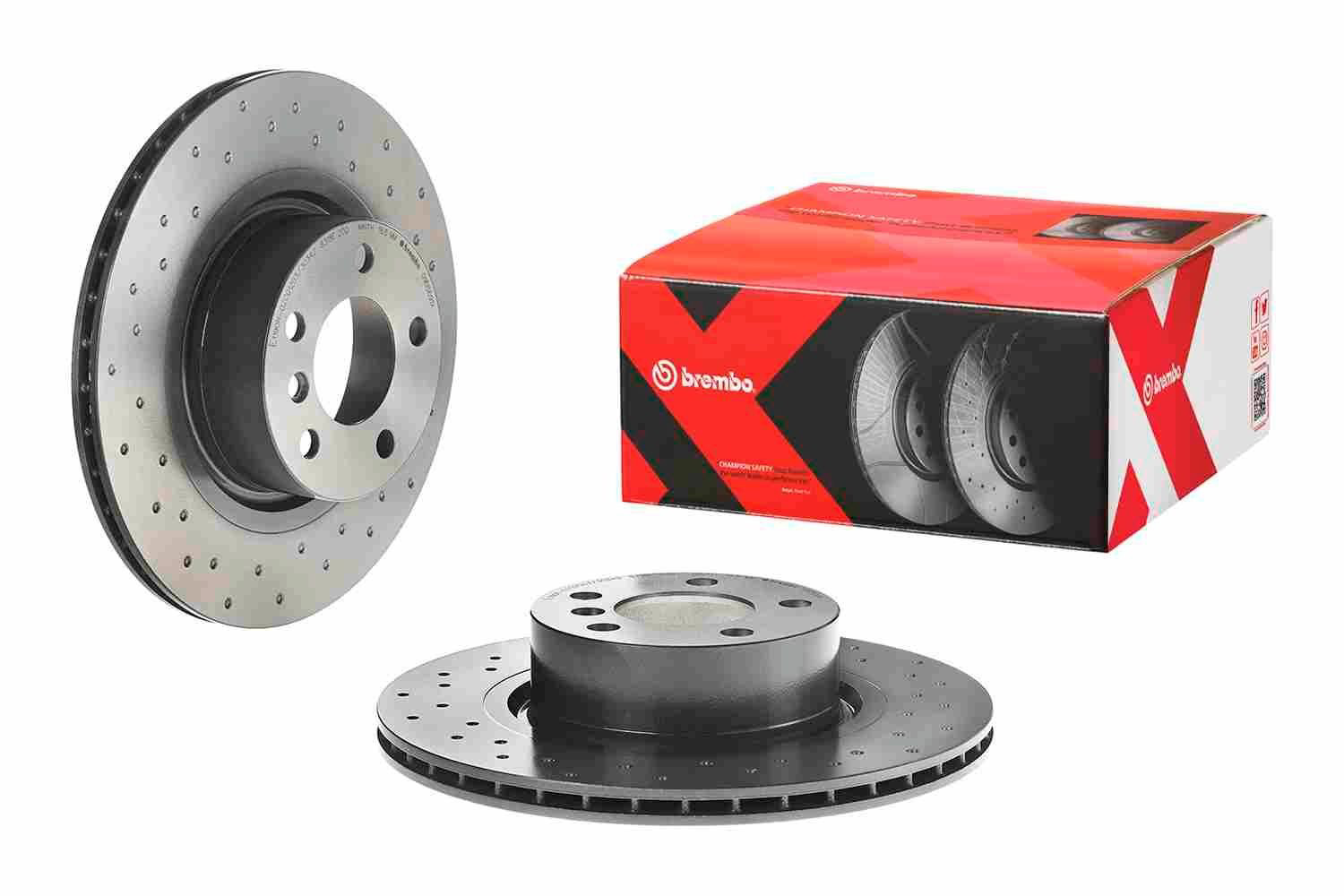 Купити 09B5691X Brembo Диск заднього гальма
