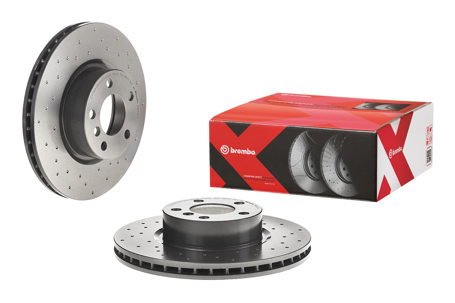 Диск переднього гальма Brembo 09B5701X ціна, від 92.56 USD