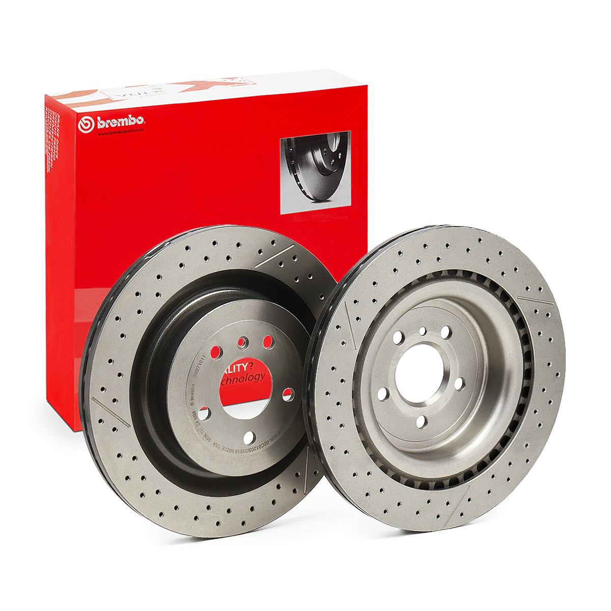 Купити 09B71011 Brembo Диск заднього гальма
