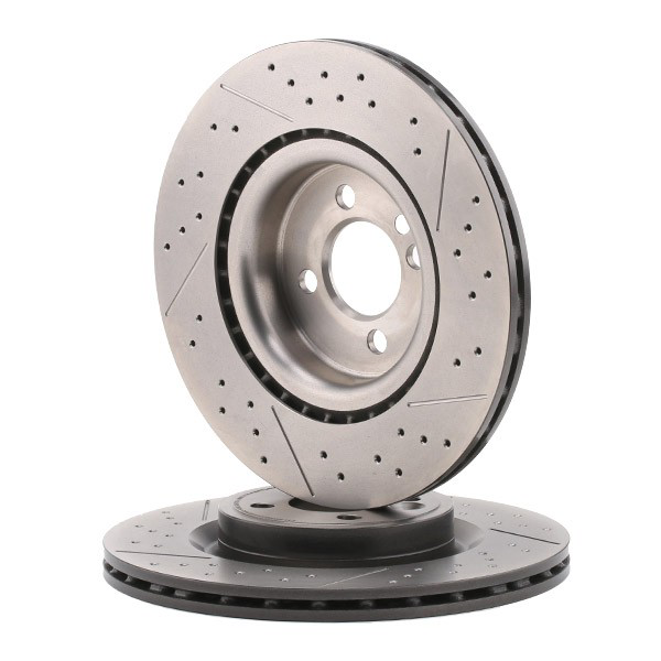 Диск гальмівний передній Brembo 09B75421