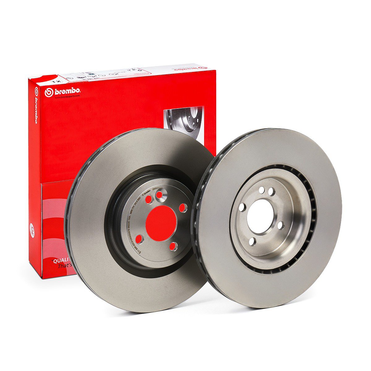 Диск гальмівний передній Brembo 09B95611