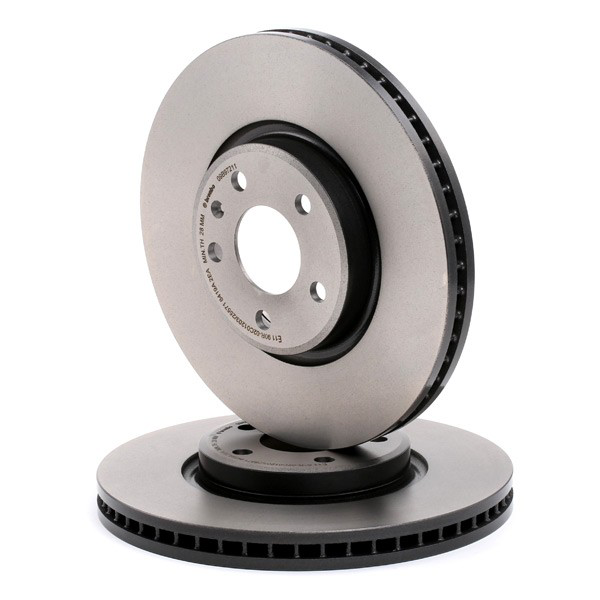 Диск гальмівний передній Brembo 09B97211