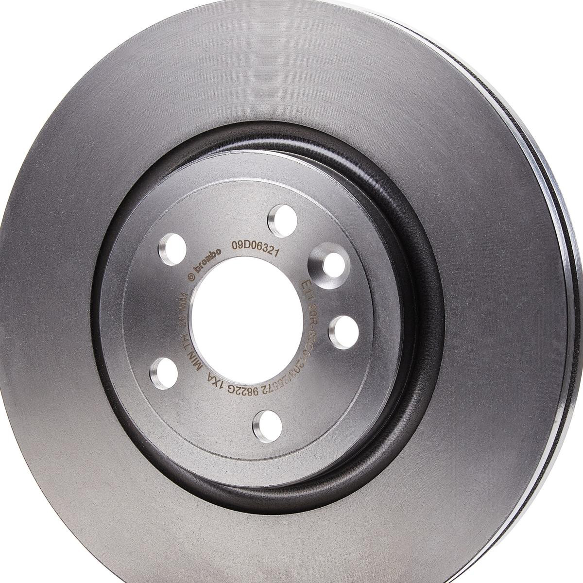 Купити 09D06321 Brembo Ротор гальмівний