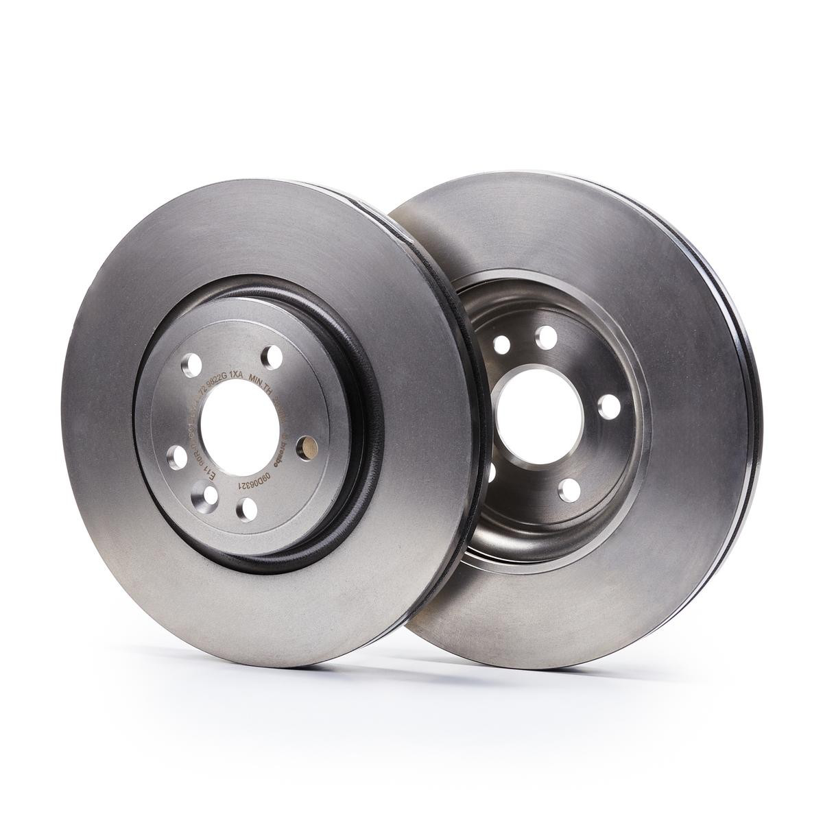 Диск переднього гальма Brembo 09D06321 ціна, від 105.89 USD