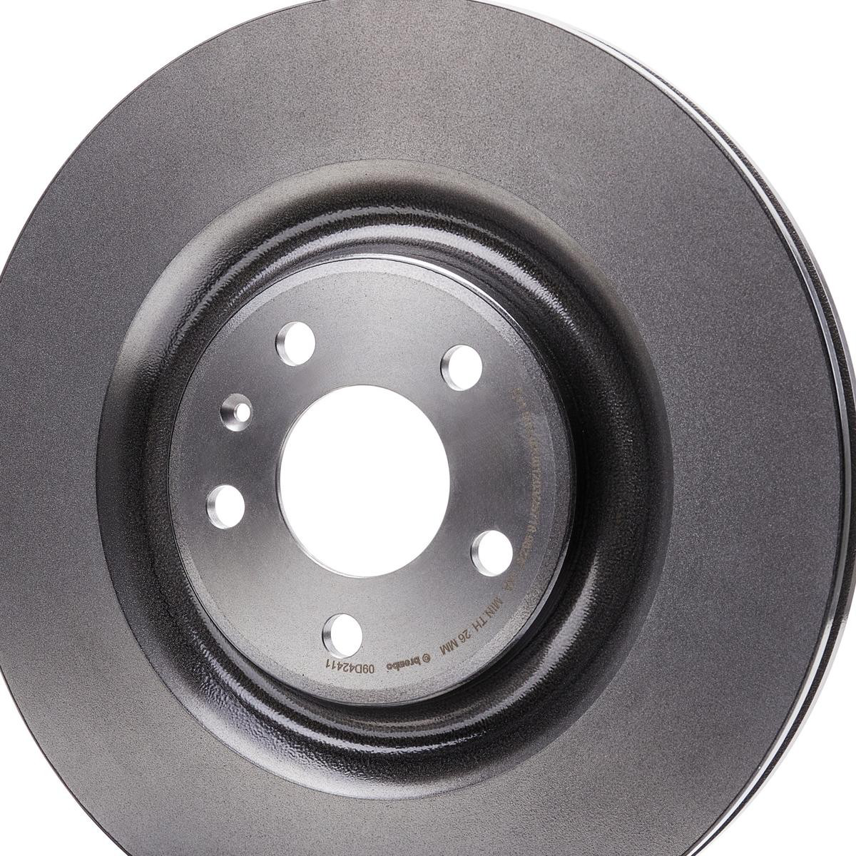 Купити 09D42411 Brembo Диск заднього гальма