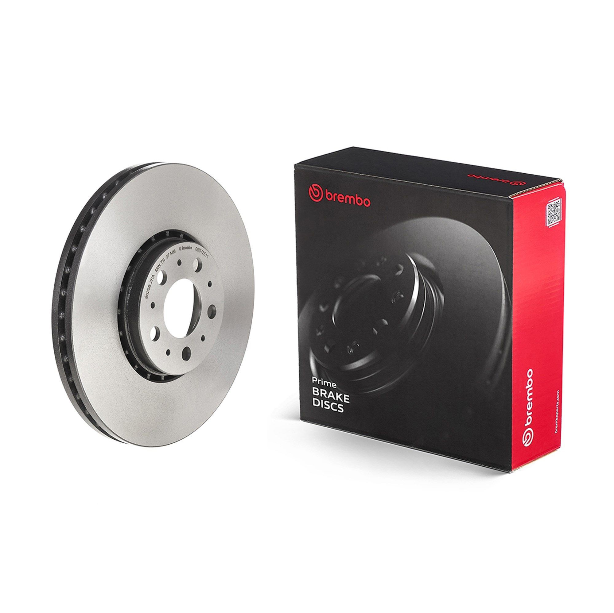 Диск переднього гальма Brembo 09D72511 ціна, від 86.35 USD