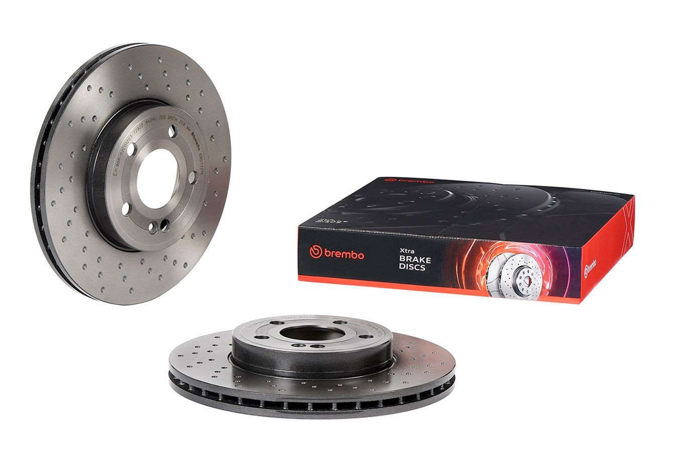 Диск переднього гальма Brembo 09D7721X ціна, від 66.08 USD