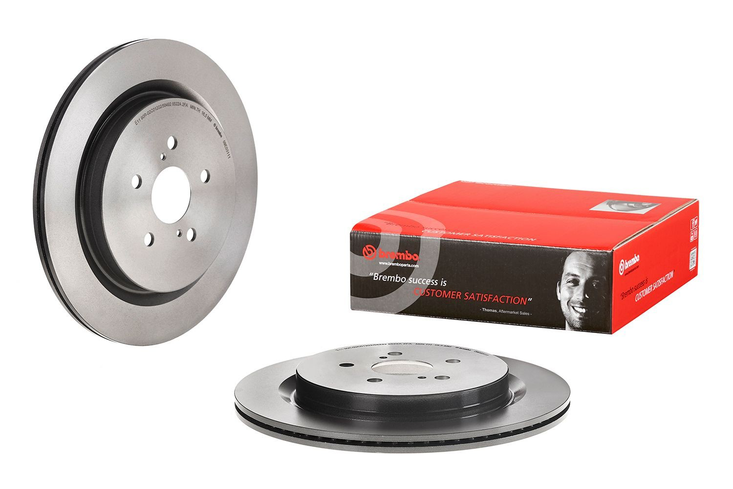 Купити 09E03111 Brembo Диск заднього гальма