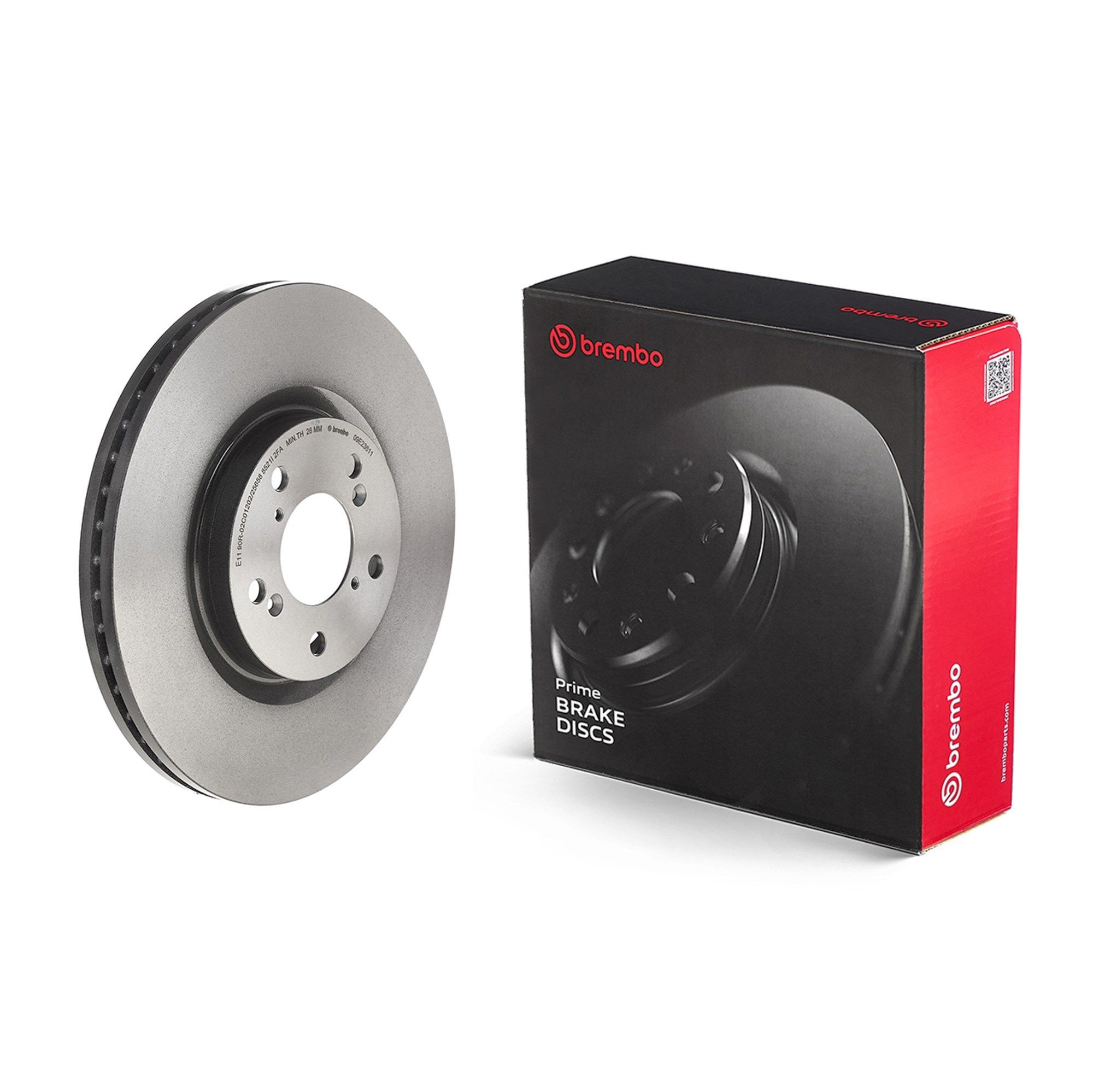 Диск переднього гальма Brembo 09E23611 ціна, від 89.70 USD