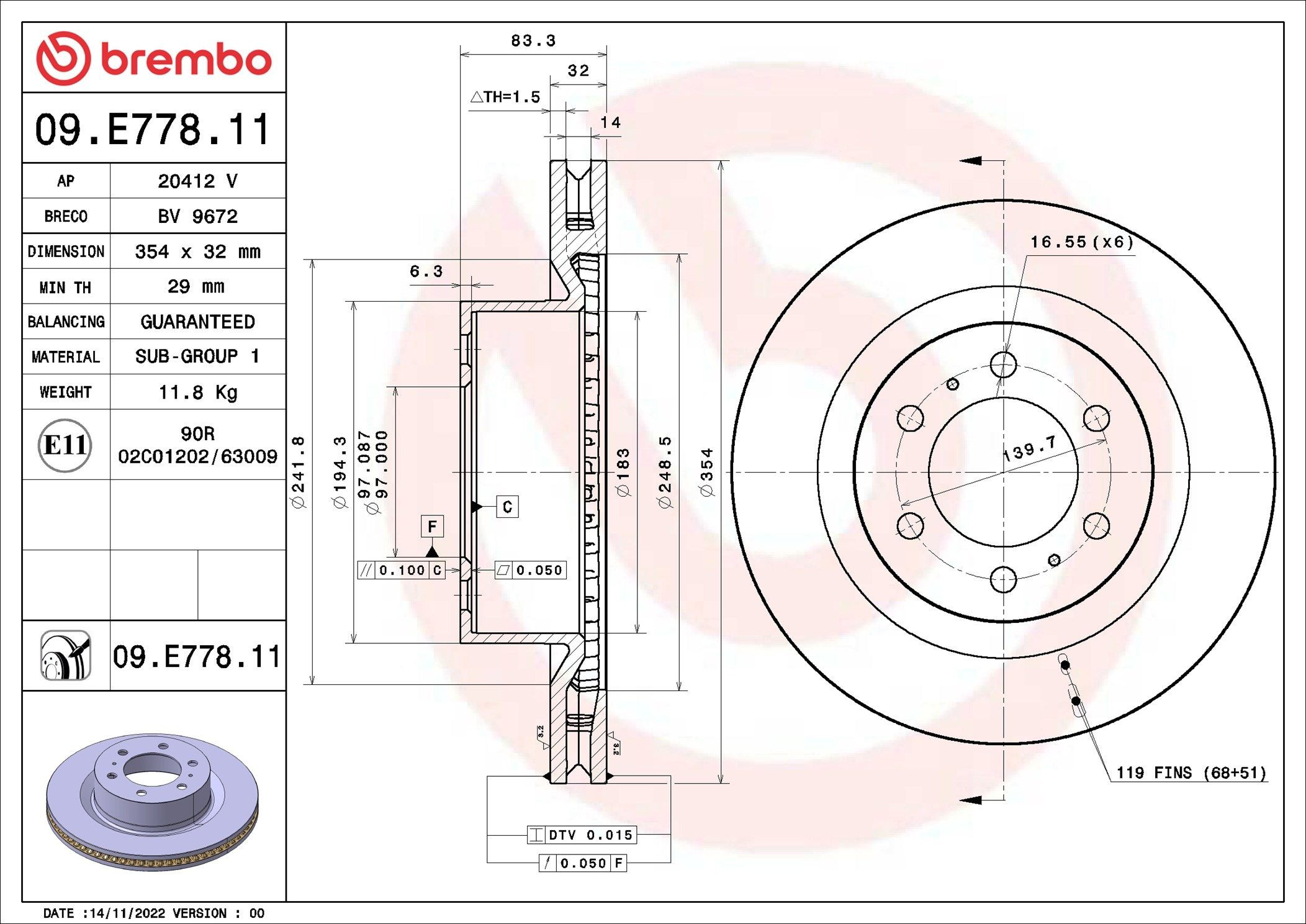 Диск переднього гальма Power Stop JBR1920XPR ціна, від 123.92 USD