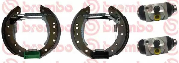 K68073 Brembo Колодки гальмівні задні, барабанні