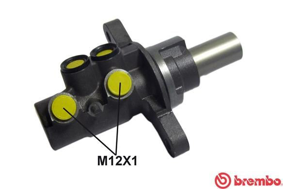 M61073 Brembo Циліндр гальмівний, головний