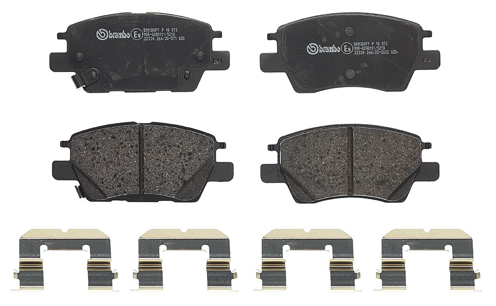 Передні тормозні колодки P10073 Brembo