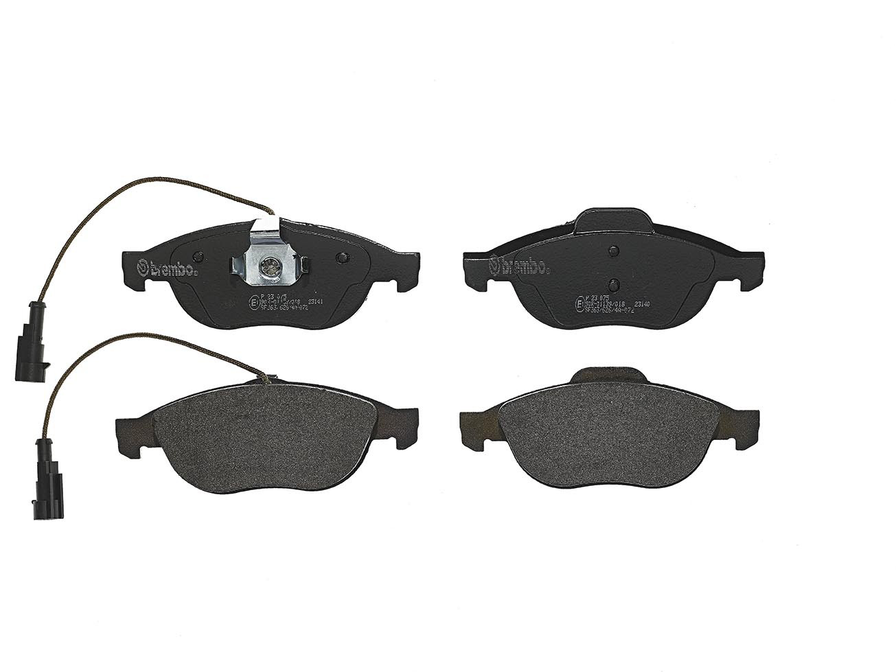 Купити P23075 Brembo Колодки гальмівні передні, дискові
