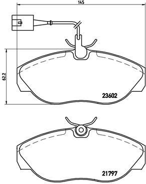 Купити P23083 Brembo Колодки гальмівні передні, дискові