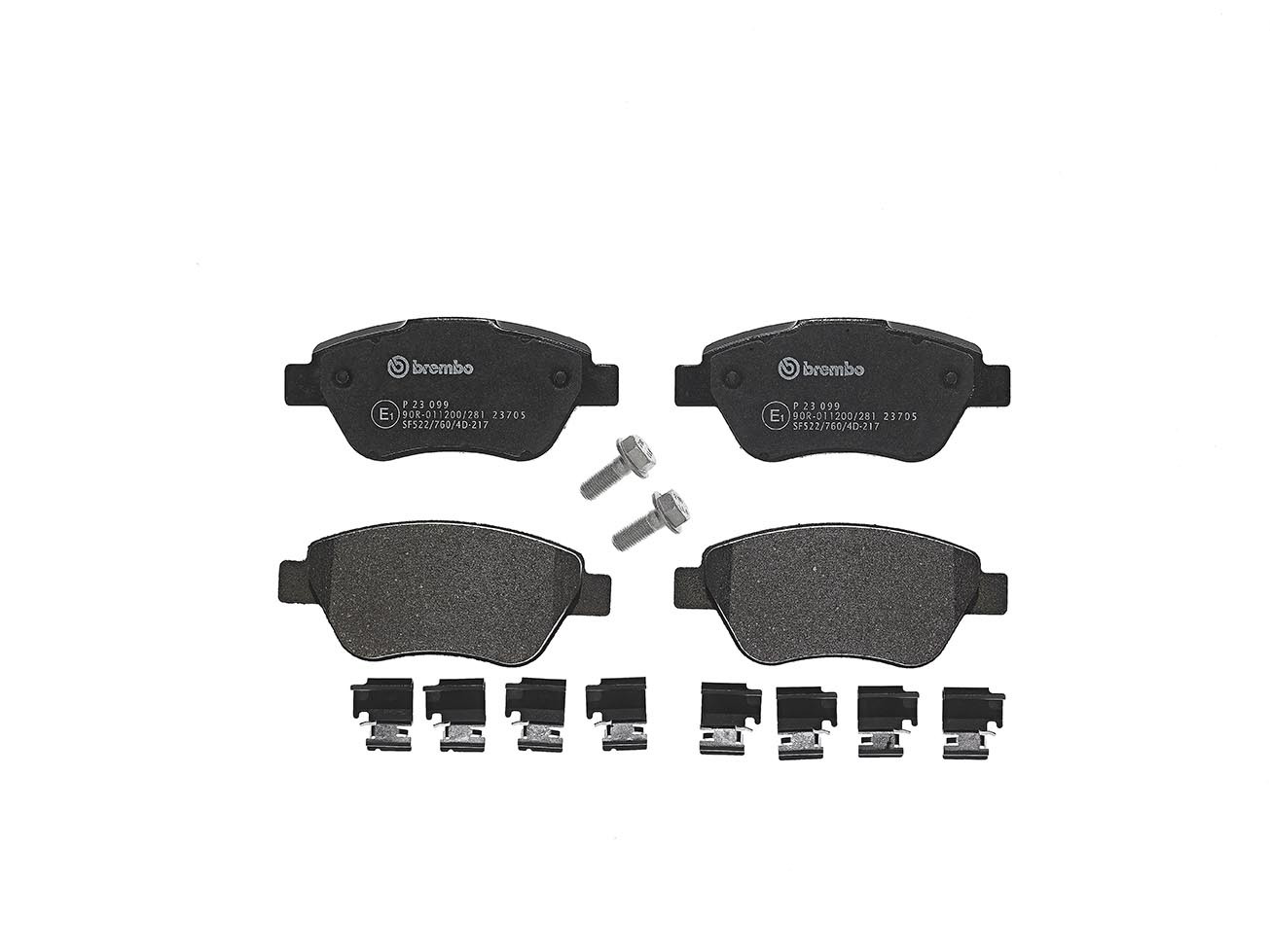 Купити P23099 Brembo Колодки гальмівні передні, дискові