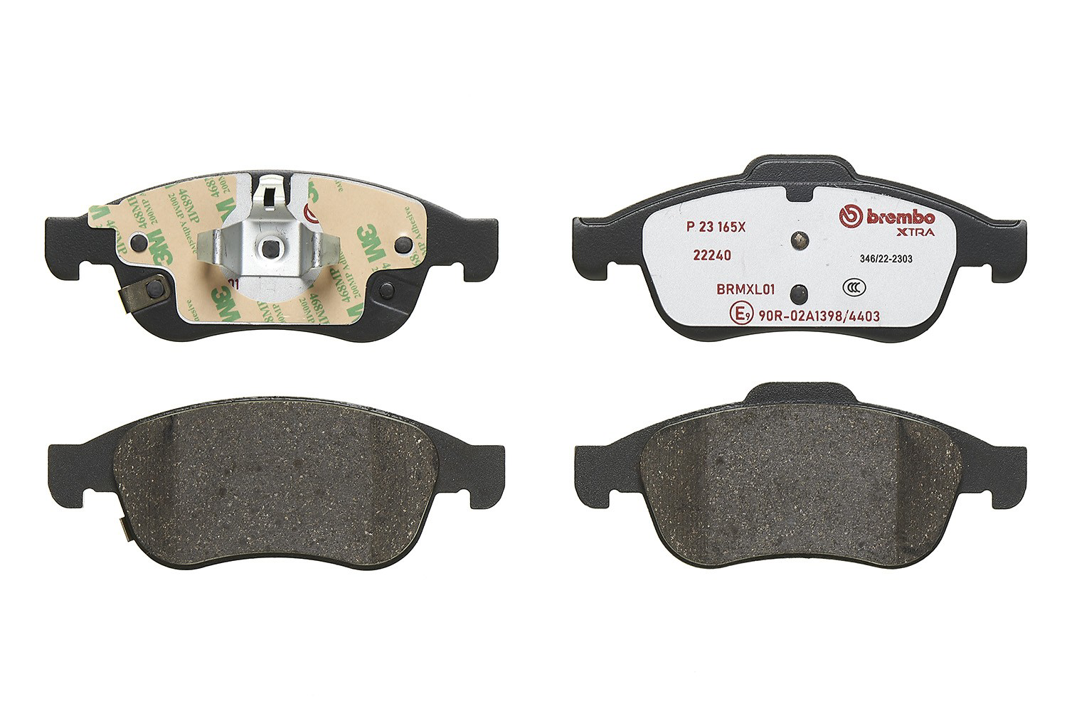 Гальмівні колодки Brembo P23165X ціна, від 28.21 USD