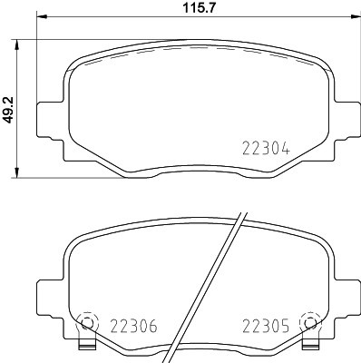 Купити P23177X Brembo Задні колодки