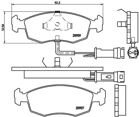 Купити P24007 Brembo Колодки гальмівні передні, дискові