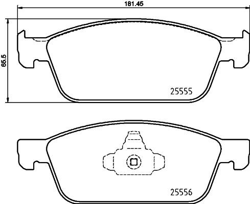 Тормозні колодки Brembo P24199