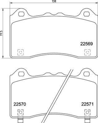 P24202 Brembo Передні гальмівні колодки