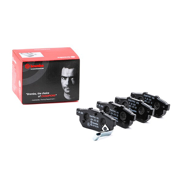 Задні гальмівні колодки Brembo P28025 ціна, від 16.93 USD