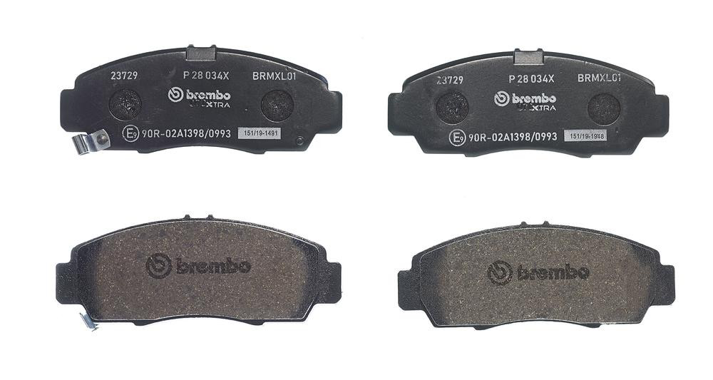 Купити P28034X Brembo Колодки гальмівні передні, дискові