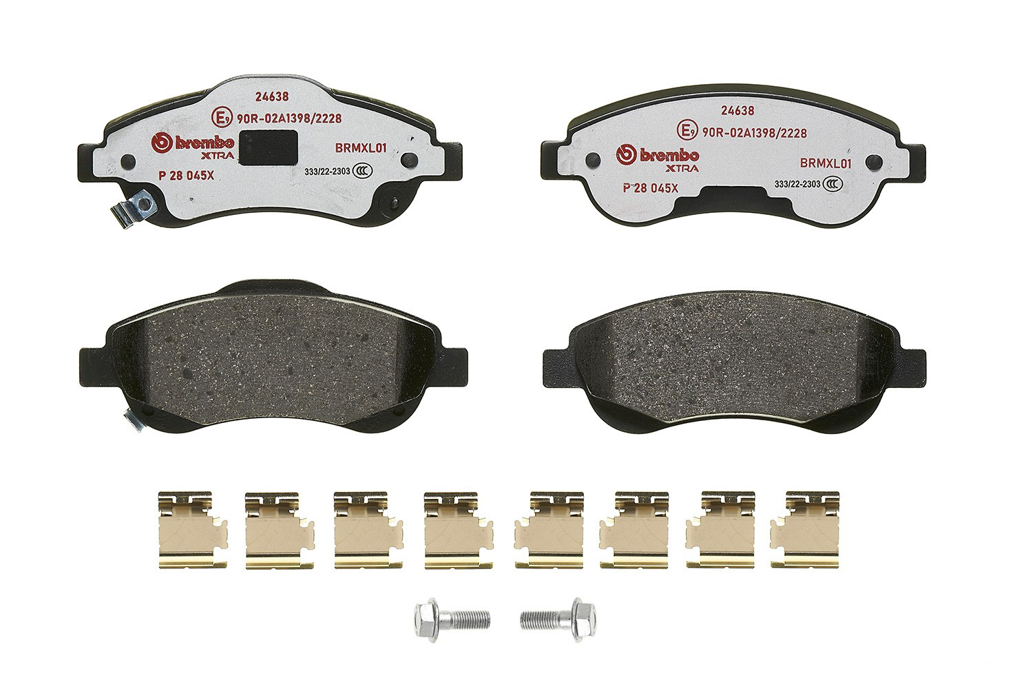 Гальмівні колодки Brembo P28045X ціна, від 33.47 USD