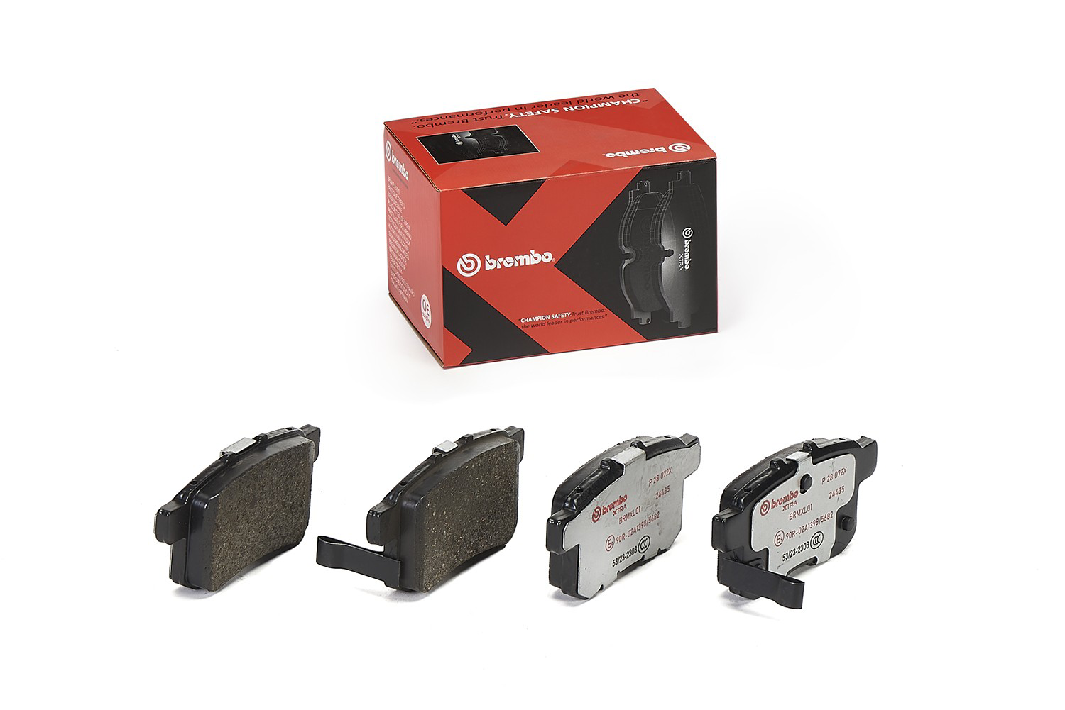 P28072X Brembo Колодки гальмівні задні, дискові