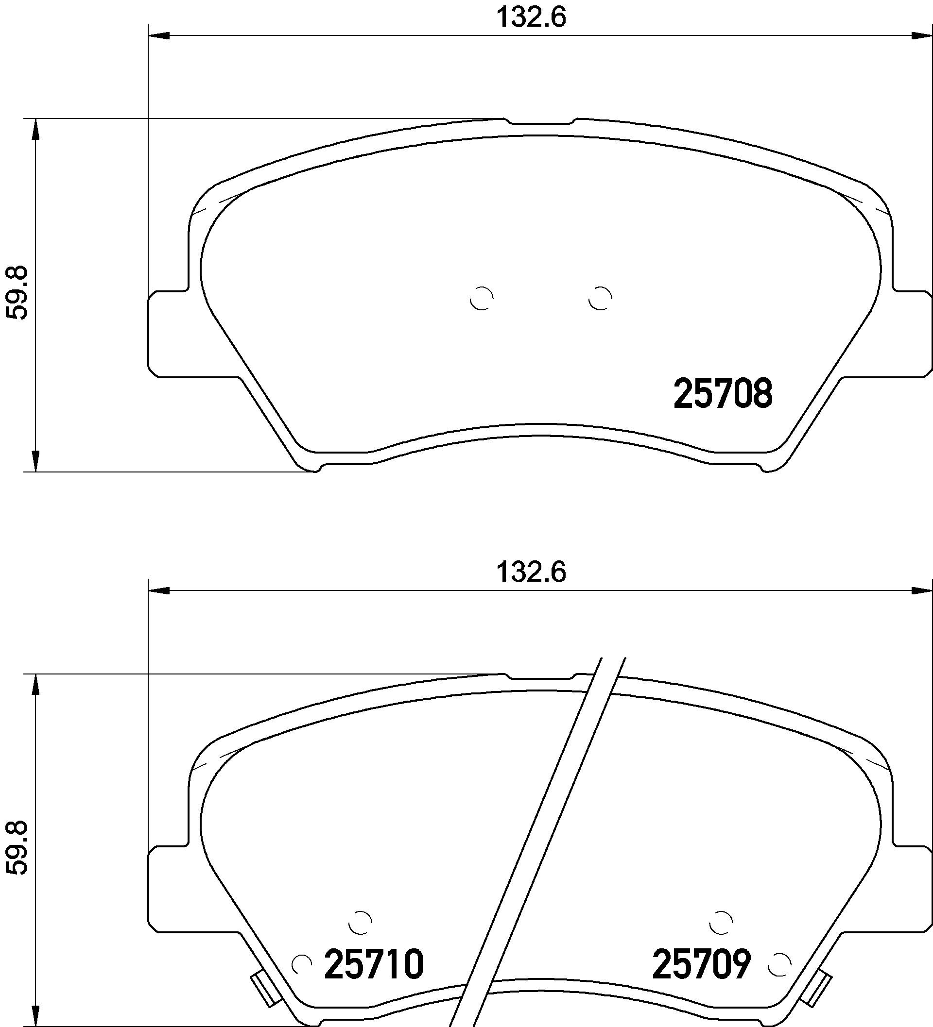 Гальмівні колодки Brembo P30073X ціна, від 16.80 USD