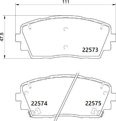 Гальмівні колодки Brembo P30115 ціна, від 19.62 USD