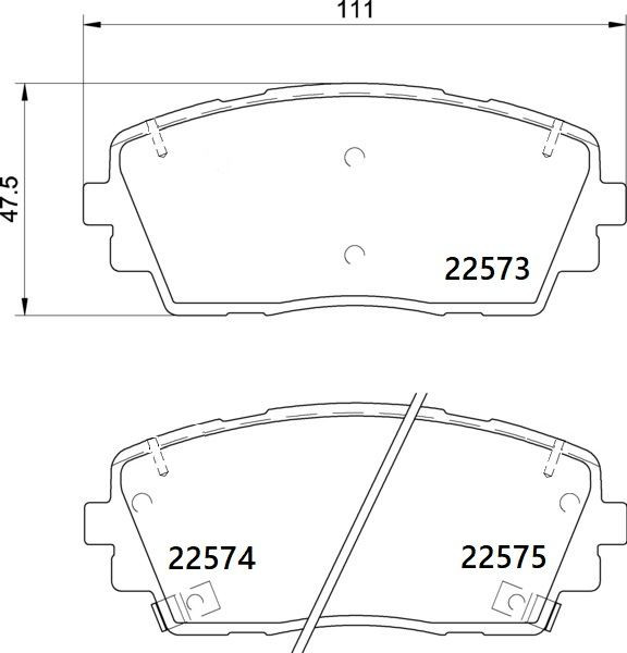 Купити P30115 Brembo Колодки гальмівні передні, дискові