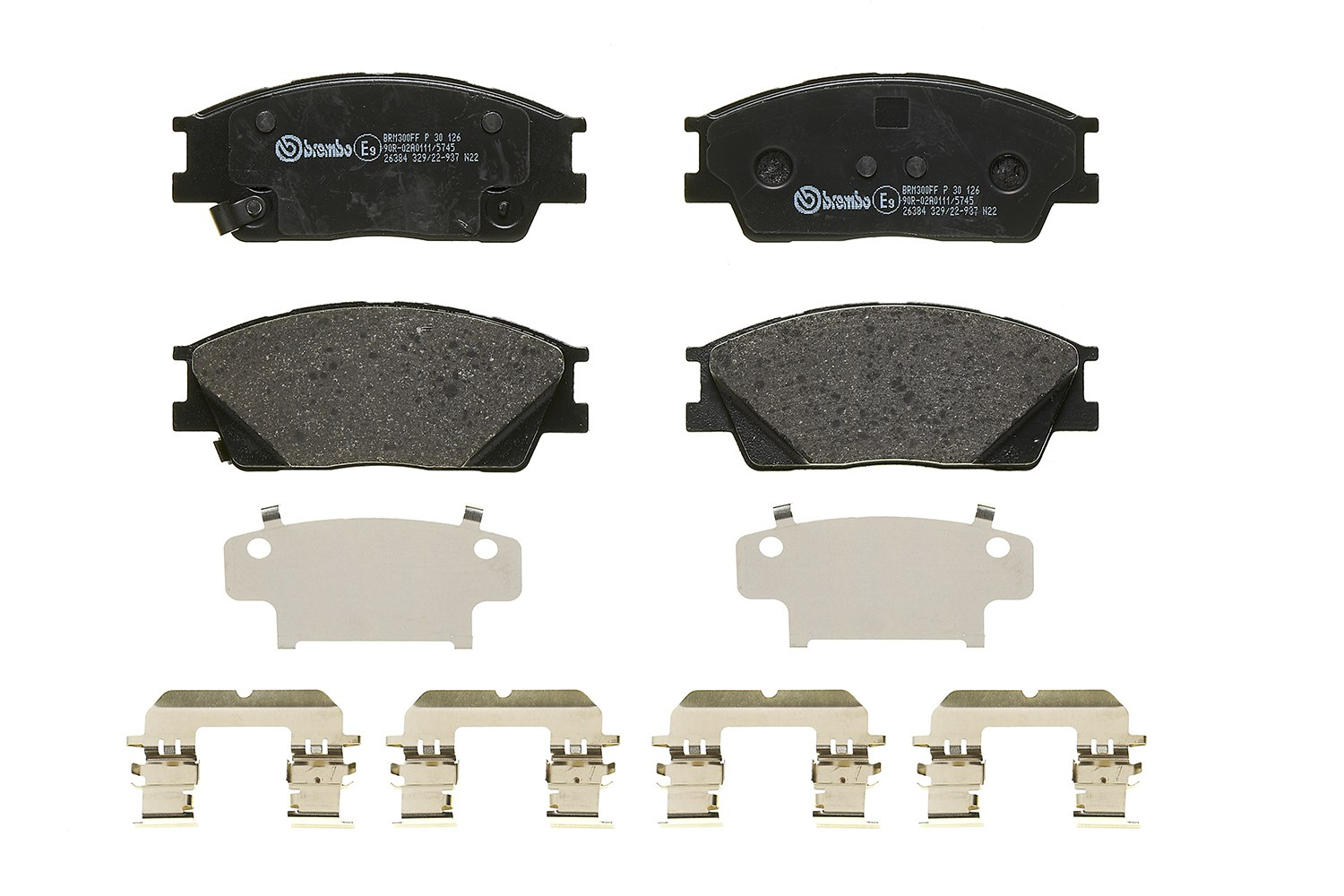 Гальмівні колодки Brembo P30126 ціна, від 48.28 USD