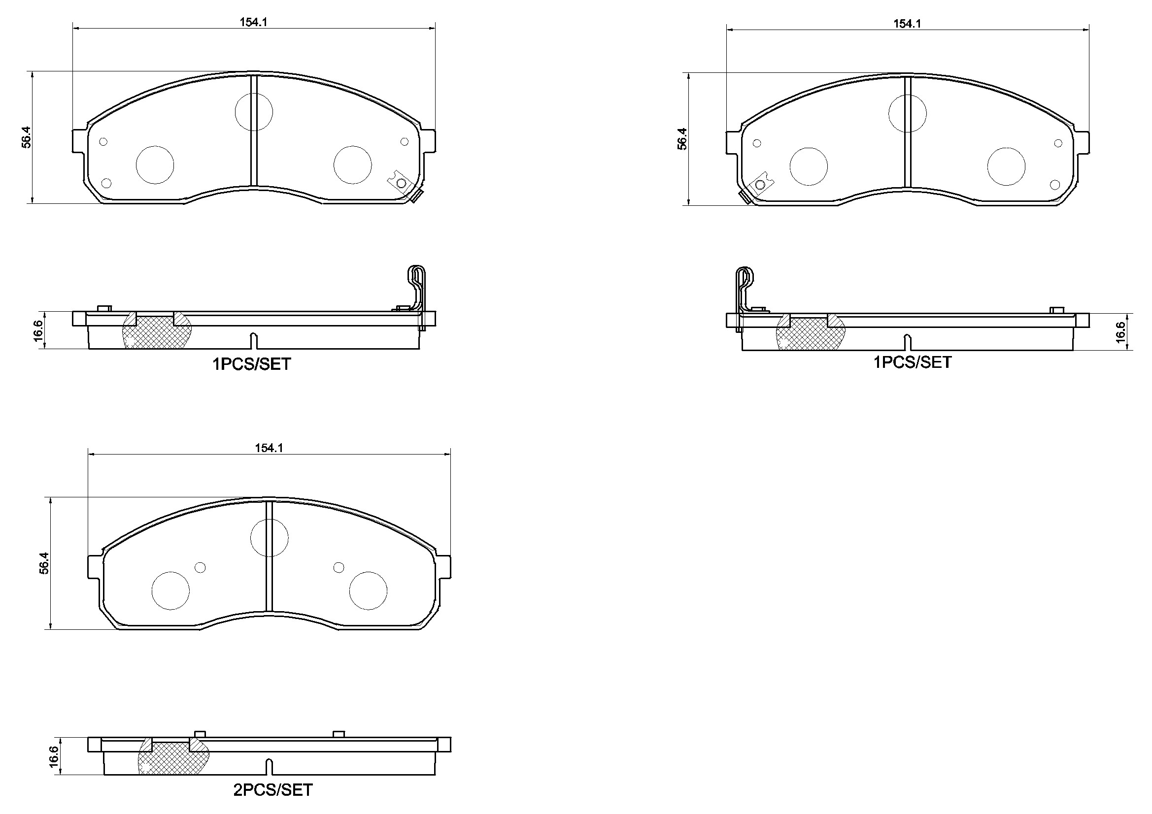 P30155 Brembo Передні гальмівні колодки