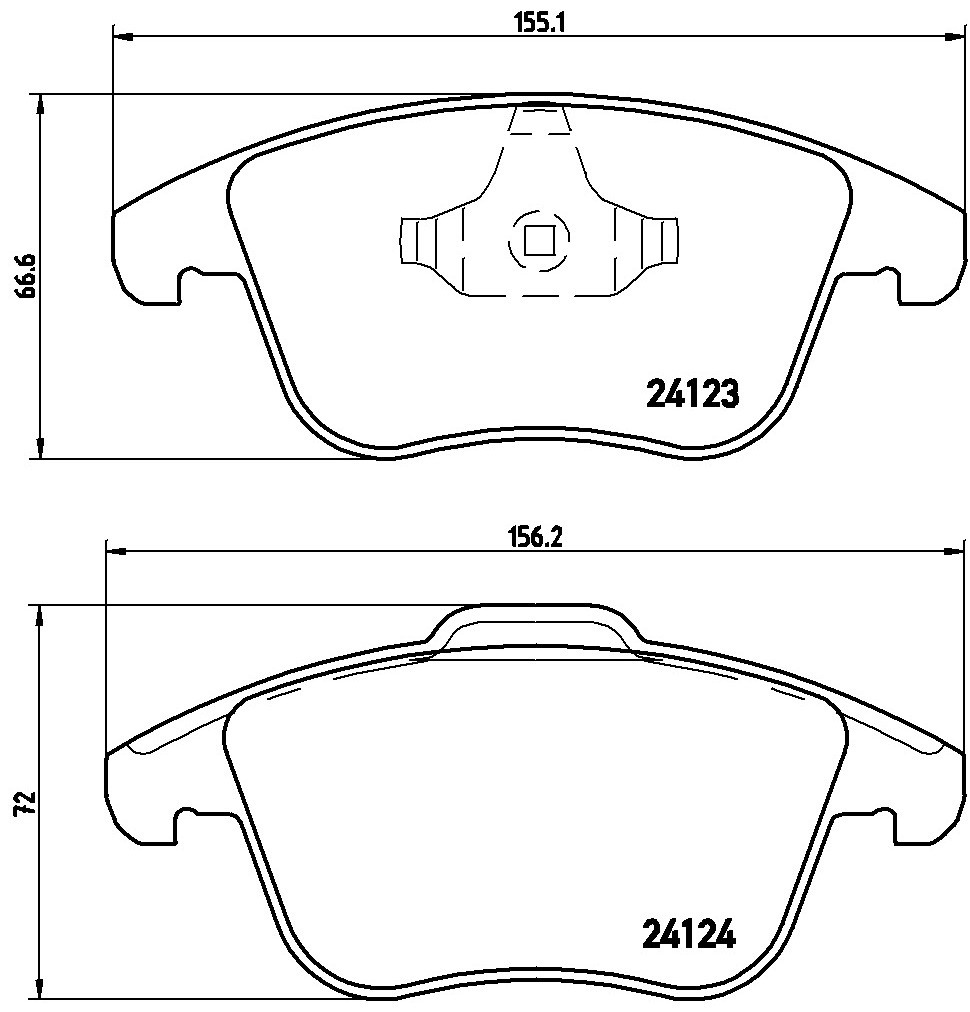 Тормозні колодки Brembo P44020X