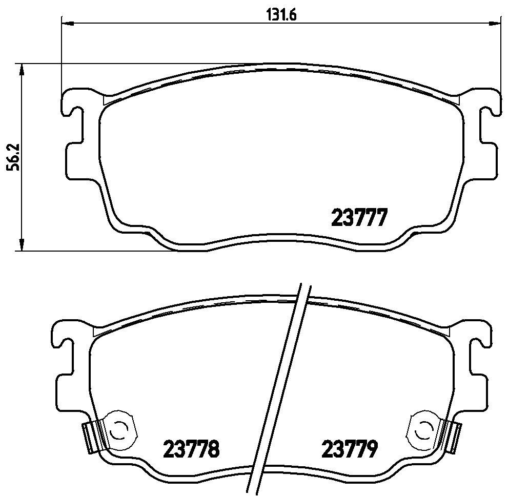 Гальмівні колодки Brembo P49026 ціна, від 20.01 USD
