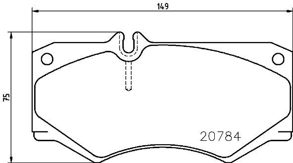 Тормозні колодки Brembo P50003